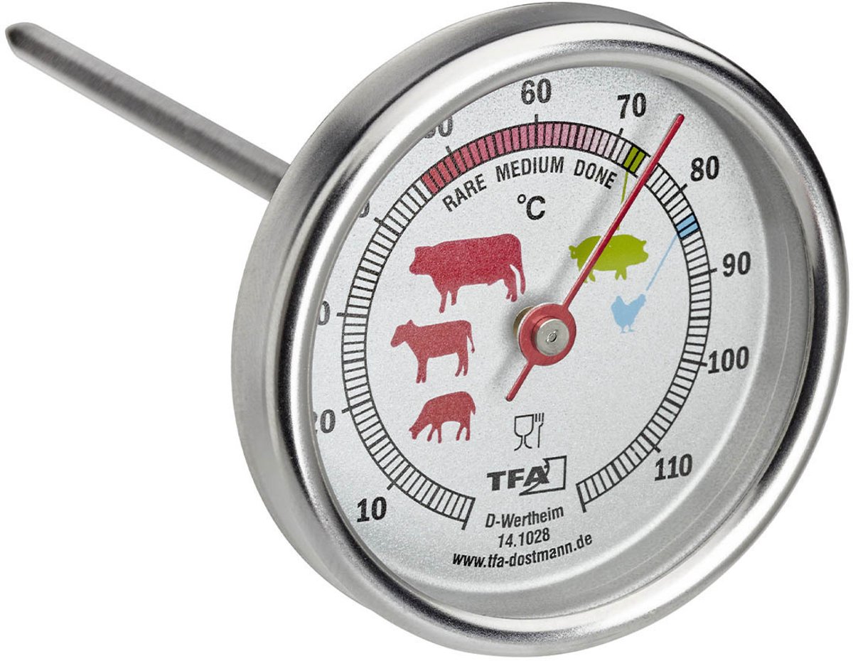 TFA Dostmann 14.1028 BBQ grill smoker thermometer 14.1028