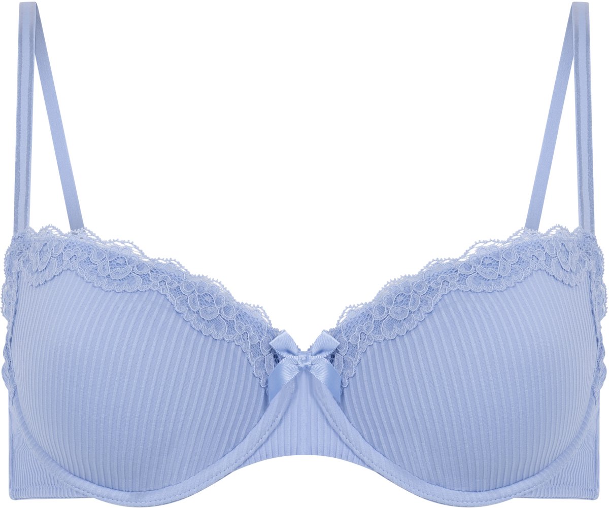 Hunkemöller Dames Lingerie Voorgevormde beugel bh Lola - Blauw