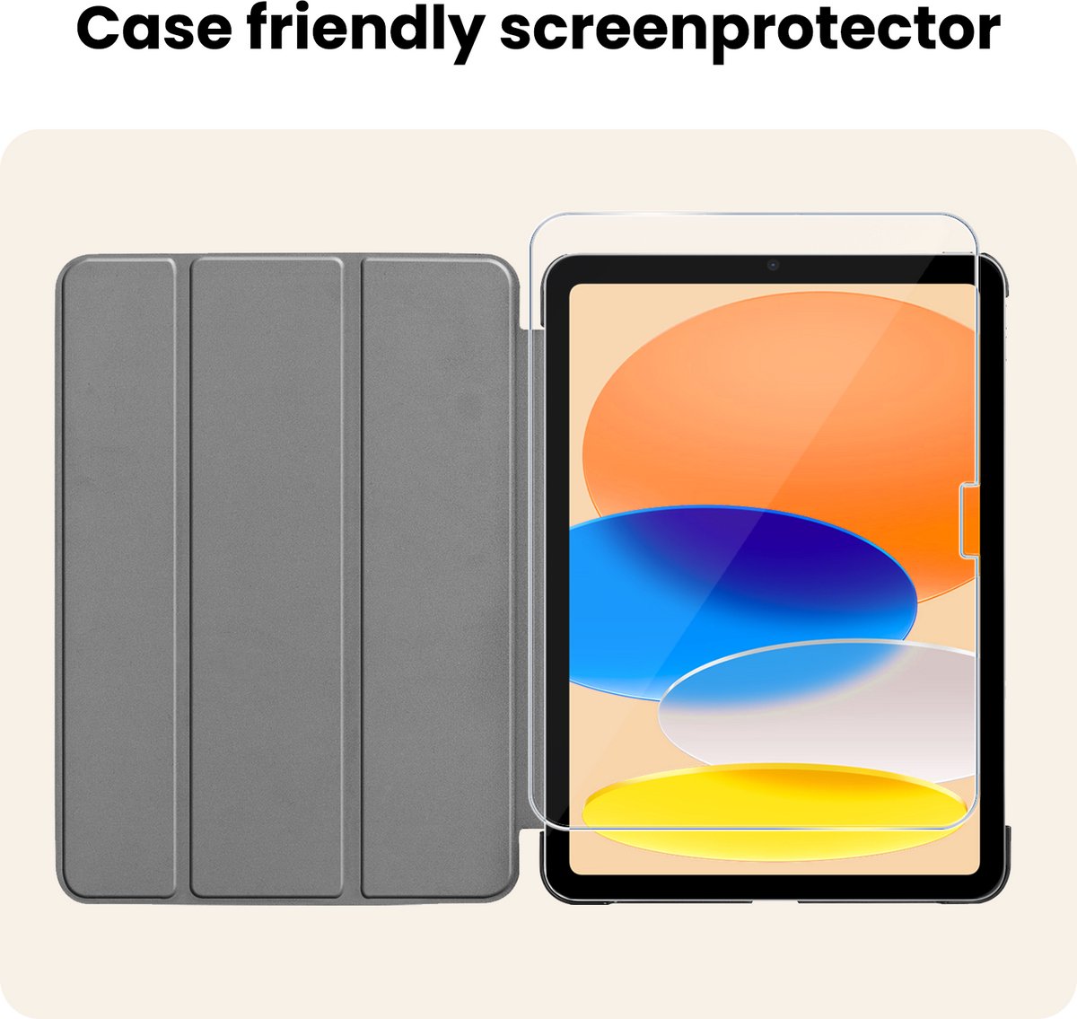 Nomfy gehard glas screenprotector voor Apple iPad A16 2025 11e generatie 11 inch, krasbestendig, helder - Afbeelding 4