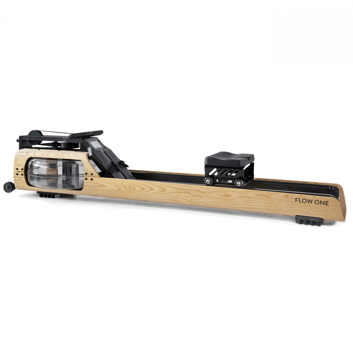 Afbeelding 3 van Stil-Fit Flow One Roeitrainer Eikenhout - Waterweerstand, Compact Design | Full-Body Workout | Houten Frame | 4,3" Touchscreen