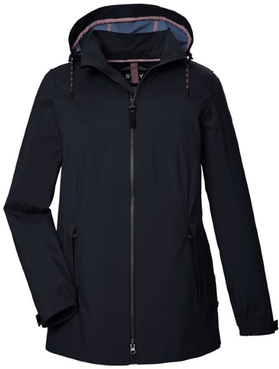 STOY - Jas 43091 navy softshell zomerjas maat 44