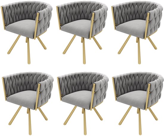 ESKELIN - Schommelstoel - Beige - Bouclé | Leen Bakker