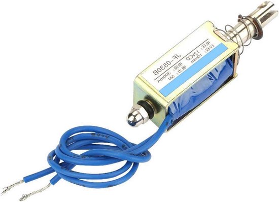 Elettromagnete DC 12V 300mA - Forza Di Aspirazione 5N, Corsa 10mm - Per Automazione Industriale, Macchine Alimentari - Foto 8