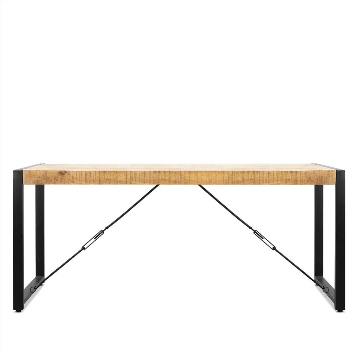 Eettafel Britt mangohout 220x80 cm - Naturel