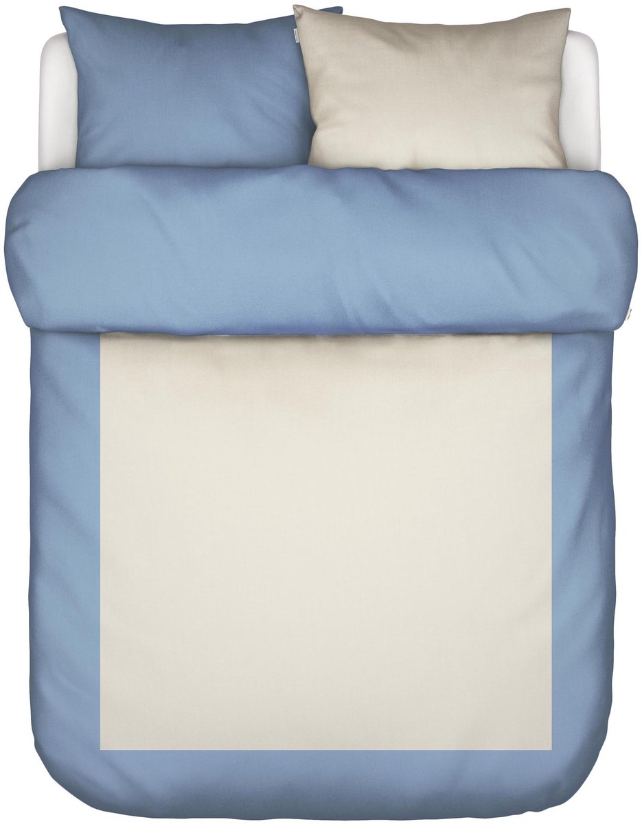 Marc O'Polo Keersten Dekbedovertrek Biologisch Katoenperkal Denim blue - Lits-Jumeaux - 240x200/220 cm