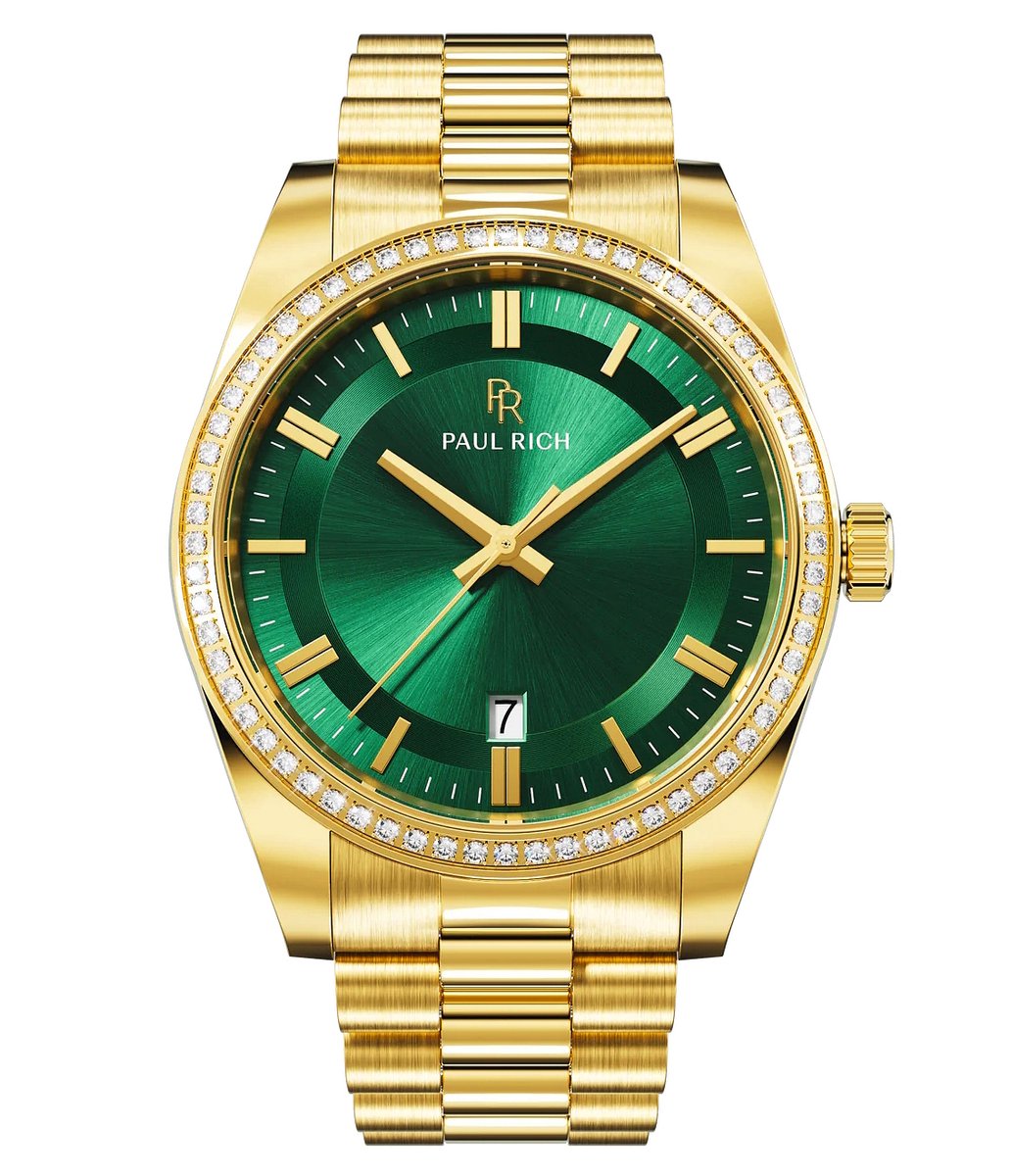 Paul Rich Legacy Gold Green LEG03 horloge