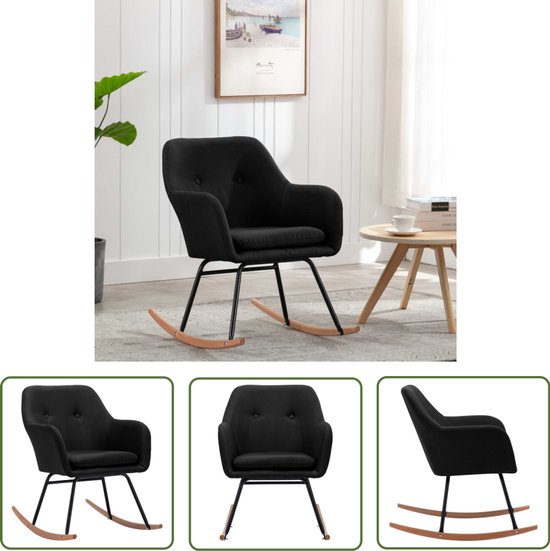 Schommelstoel, schommelstoel, accentstoel, relaxstoel, woonkamerfauteuil, voor slaapkamer, tot