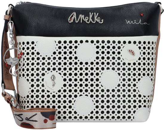 Sac Bandoulière Anekke Alma Lunares - Multicolore Marron Blanc - Neuf étiquettes