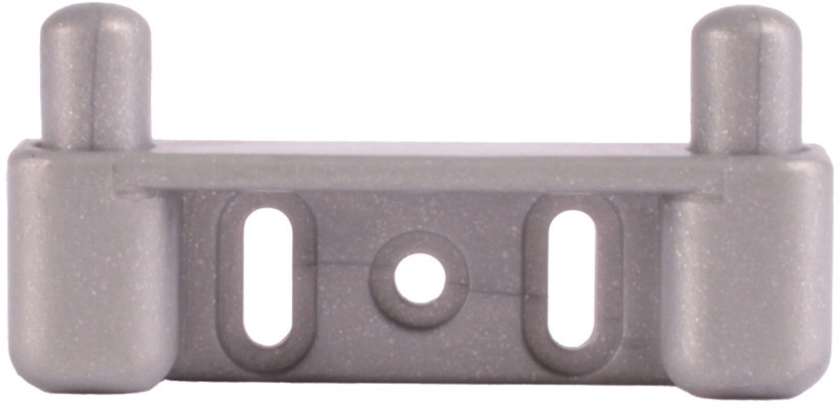 Sluithaak Kastklep 53x25mm Gri