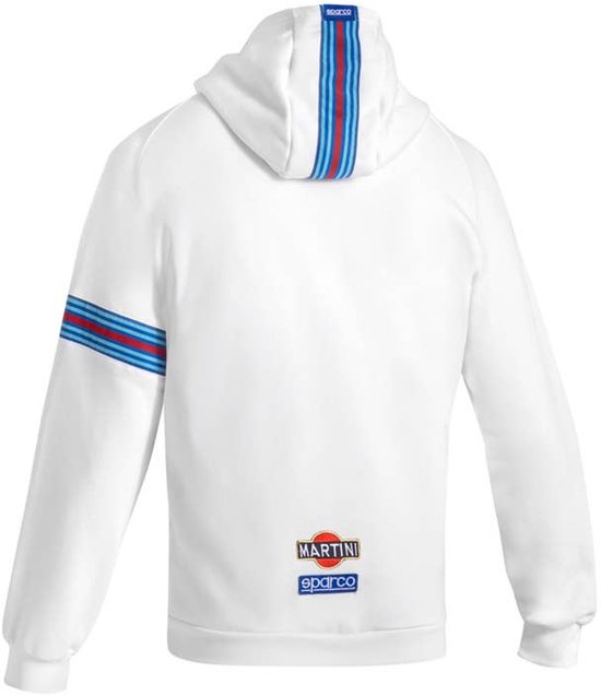 Sparco Vest met Capuchon Martini Racing - wit / xs - Vest - BMF0013D0W010XS van Sparco — afbeelding 2