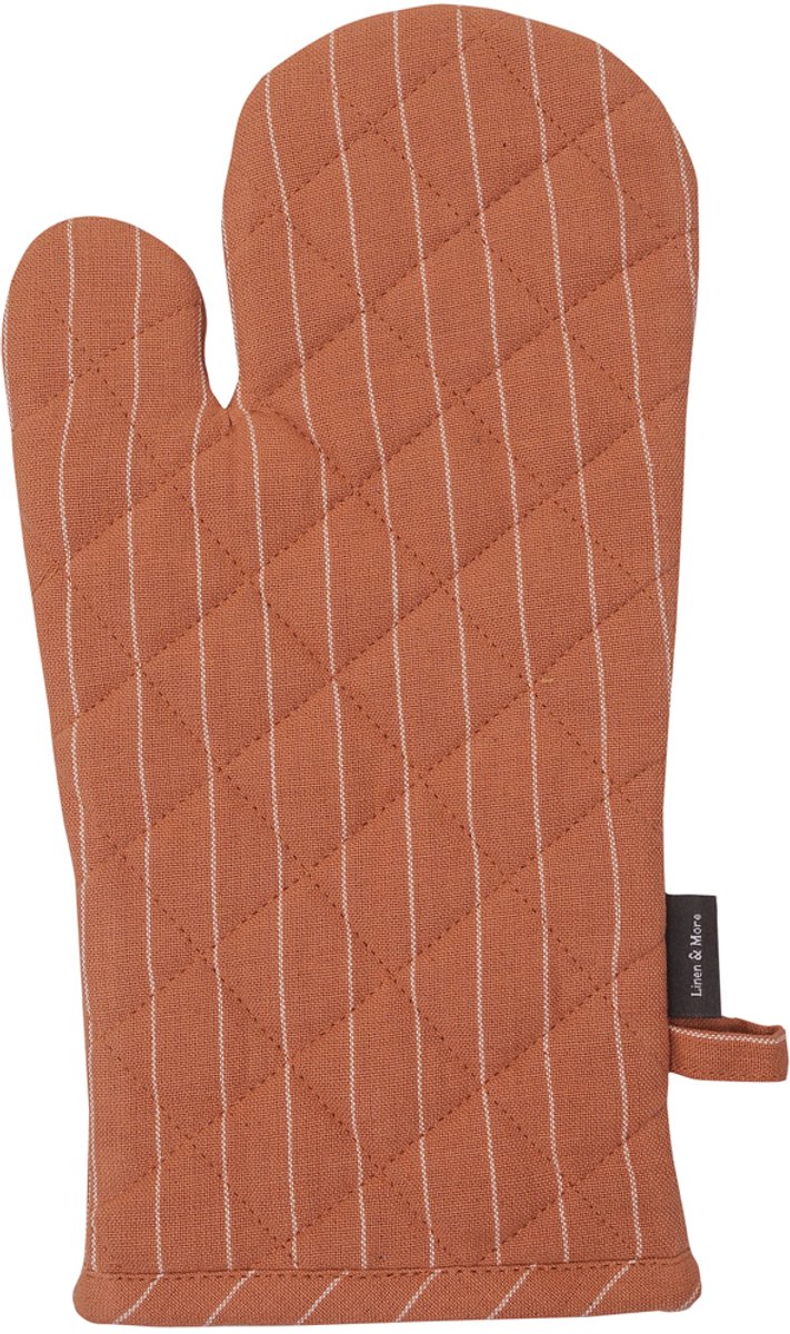 Linen & More - Ovenwant 'Pinstripe' (Bruin)