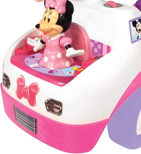 liberaal Albany lippen Kiddieland Loopwagen Minnie Mouse Ride On Meisjes Wit/roze | bol.com