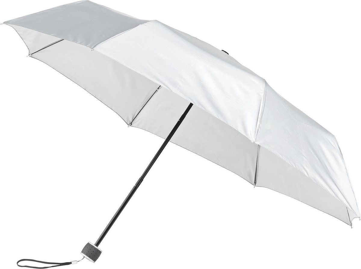 Bol.com MiniMAX - Paraplu met Reflecterend Doek - Ø 100 cm - Zilver aanbieding