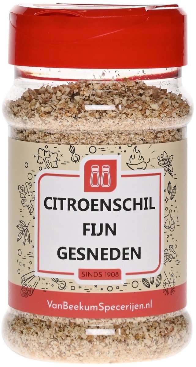 Goedkoopste Van Beekum Specerijen - Citroenschil Fijn Gesneden - Strooibus 100 gram