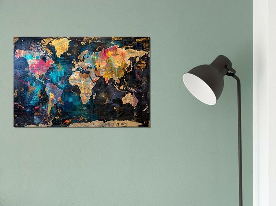 Kaart van de wereld | Wereldkaart van de ziel: een artistieke