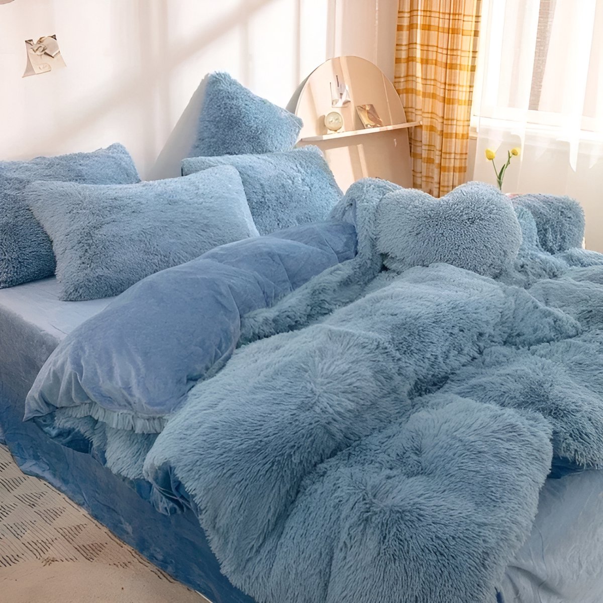 Knuffel deken pluizig extra zachte en warme vloeren flanel fleece deken