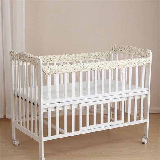 Bebek beşik ray kapağı koruyucu güvenli diş çıkarma Guard Wrap standart beşik ra