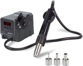 Velleman Soldeerstation, voor SMD-componenten, multifunctioneel, 300 W, temperatuurbereik 100-500 °C, grijs