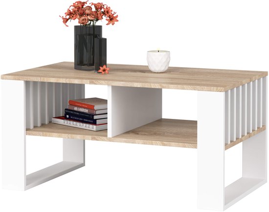 Vicco Mesa de centro Fabien, Roble dorado, 110 x 60 cm | Leroy Merlin