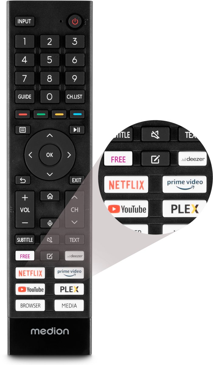 MEDION X15015 (MD 31641) 125,7 cm (50 inch) TV (Smart TV, 4K - afbeelding 3