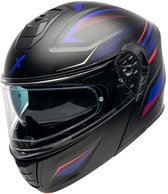 Dexter Systeemhelm - Atlas Horizon - Mat Zwart/paars/rood - M
