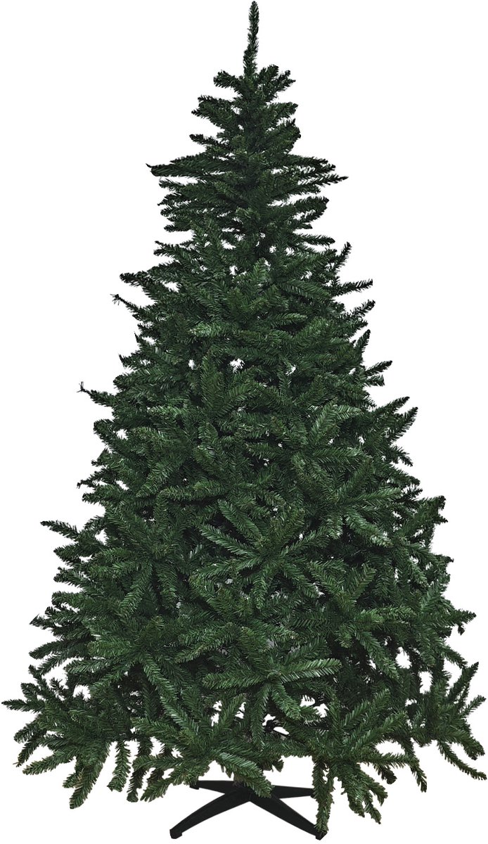 Viking Choice Kunstkerstboom - 240 cm - Met Uitvouwsysteem - Groen - PVC - 1800 Takpunten
