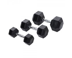Taurus Taurus Hex TPE Single Dumbbell 7.5kg – Hexagonale Halter met Rubberen Coating – Antislip Grip – Functionele en Krachttraining – Geleverd