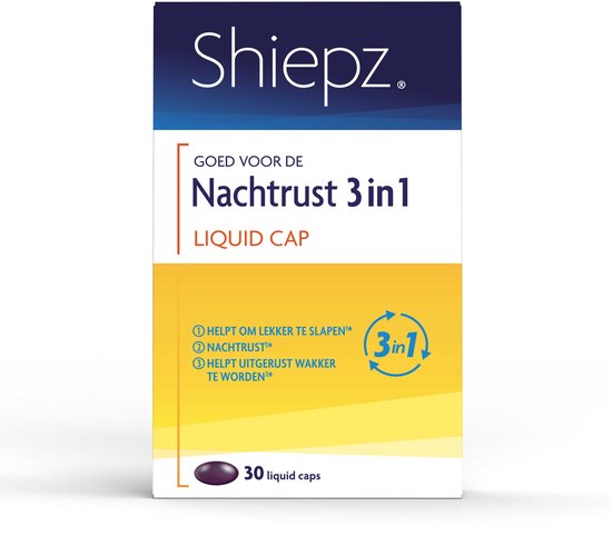 Shiepz Nachtrust 3-in-1 - Slaapmutsje helpt te ontspannen en geeft ontspanning dat helpt om lekker te slapen - 30 stuks