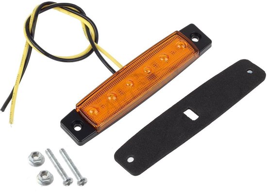 GSRECY 10 Luces LED Laterales De 3.8 Pulgadas, 6 Luces LED Laterales Para Camiones Luz De Marcador Ambar Luz De Marcador Lateral Trasera Luces De GSRECY 10 Luces LED Laterales De 3.8 Pulgadas, 6 Luces LED Laterales Para Camiones Luz De Marcador Ambar Luz De Marcador Lateral Trasera Luces De
