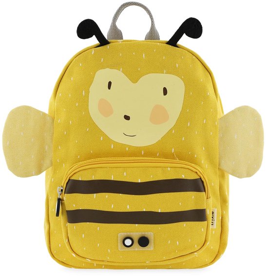 Trixie Rugzak - Mrs. Bumblebee - Schooltas Waterafstotend - Boekentas voor Kind - Voor Jongens en Meisjes - Geschikt als Gymtas - Geel