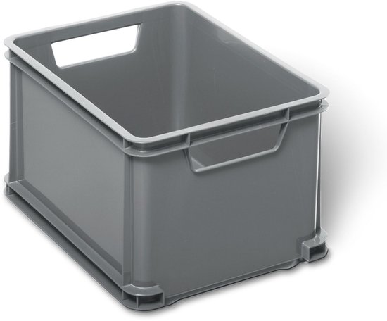 Curver - Stapelkrat - Unibox Classic Eco - 15L - Grijs