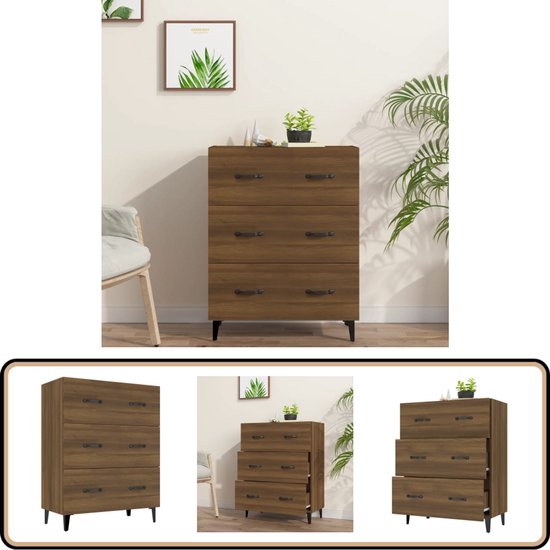 Gecheer Sideboard, commode, keukenkast, keukenkast, dressoir voor woonkamer, keuken, multifunctionele kast, comfortabel dressoir, betongrijs, 37,5 x 35,5 x 67,5 cm, meerlaags hout