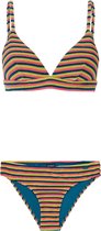 Protest Prtelzi – Triangle bikini set Dames – Verstelbare bandjes – Uitneembare vulling – Guava Pink