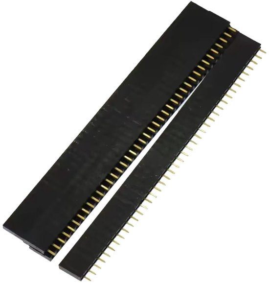 Akozon Female Pin Header Connectors 3 Pieces Socket Strip