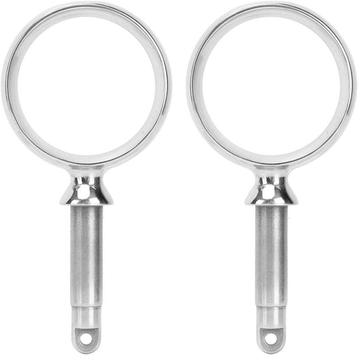 Roestvrijstalen ronde Rowlock boot Oarlock 2 Inch ID Mirror Finish - Paddle Beugels
