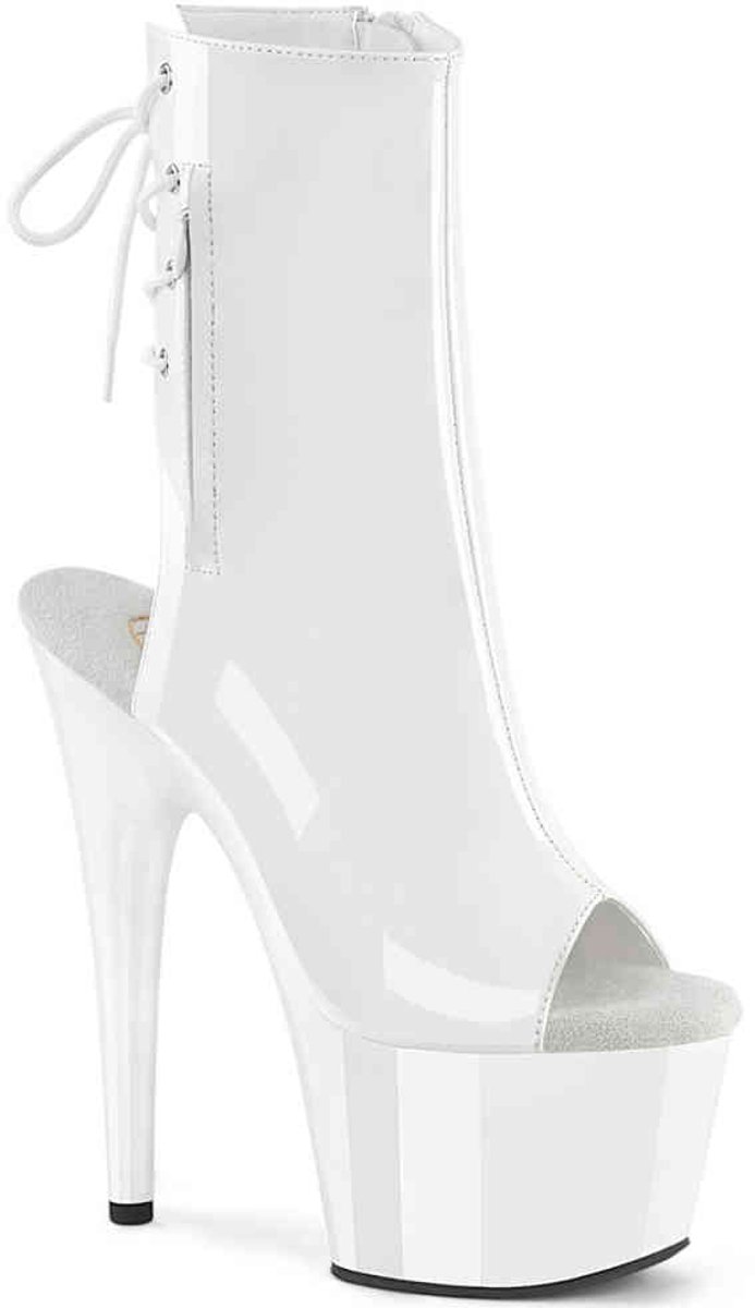 Pleaser ADORE-1018 Plateau Laarzen 40 Shoes Wit