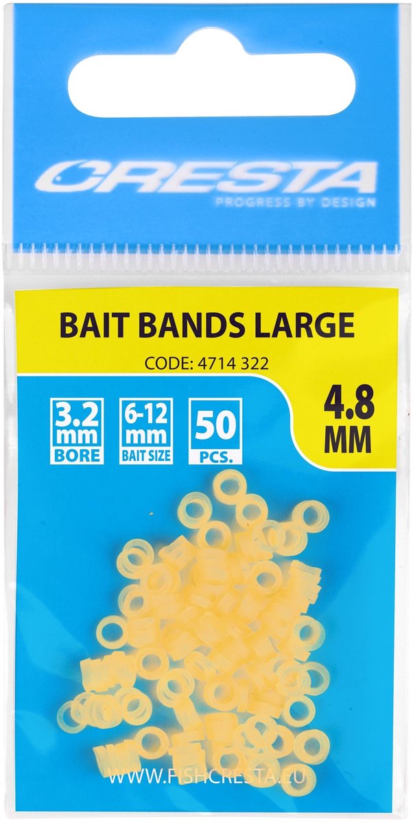 Cresta Bait Bands (50 pcs) - Maat : Large - 6-12mm