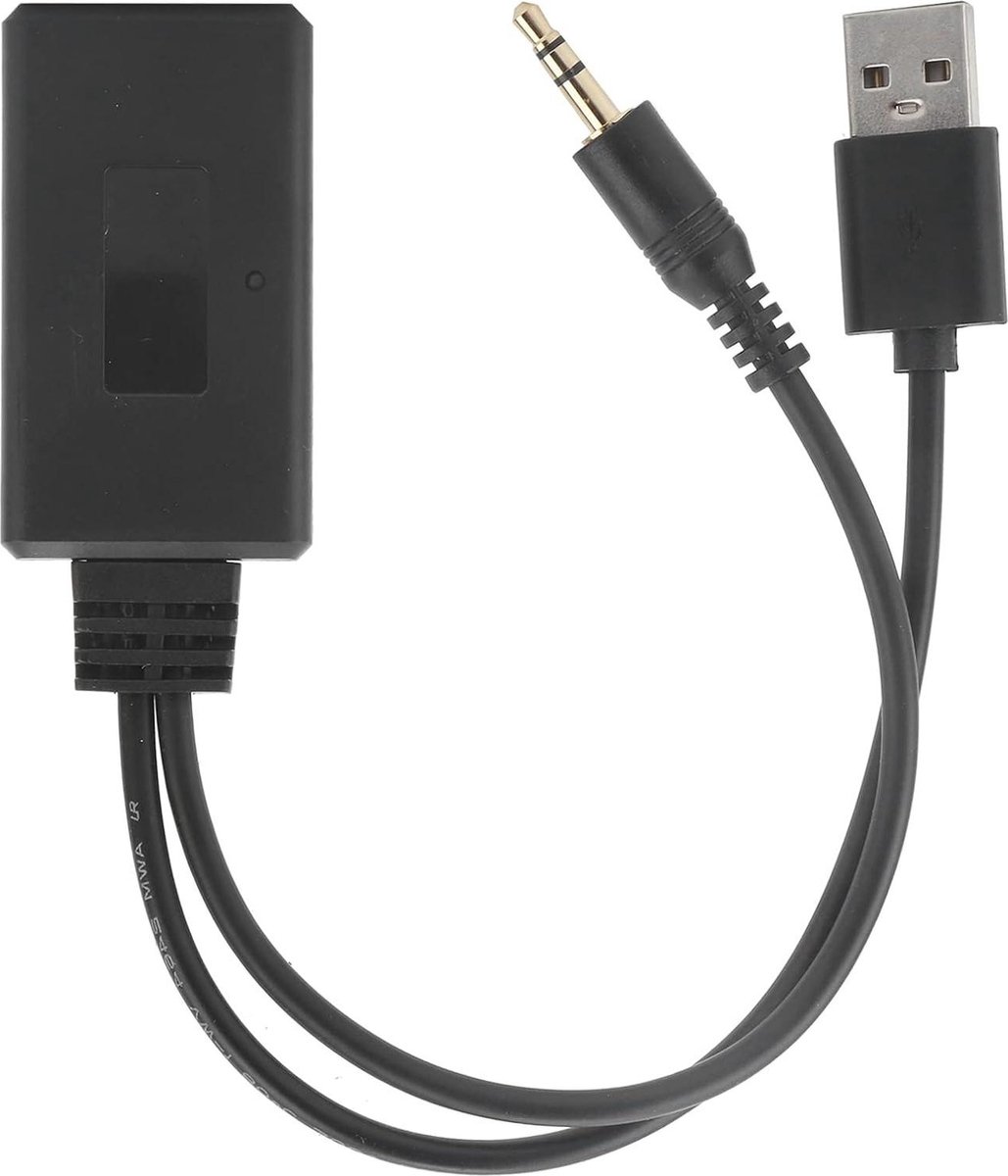 Auto Bluetooth-ontvanger 5V/12V - Aux-adapter voor muziekstreaming en handsfree bellen