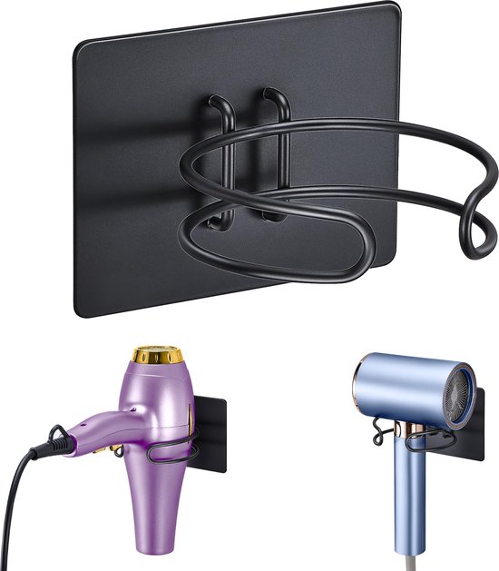 Haardroger Houder Aan De Muur Gemonteerde Haardroger Houder Plastic Haardroger Houder Haardroger Houder Geen Boren Haardroger Opslag Organisator Badkamer Organiz