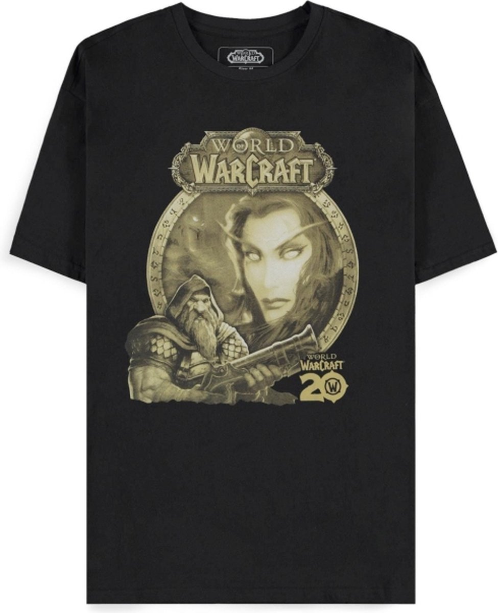World Of Warcraft - 20th Anniversary Heren T-shirt - M - Zwart