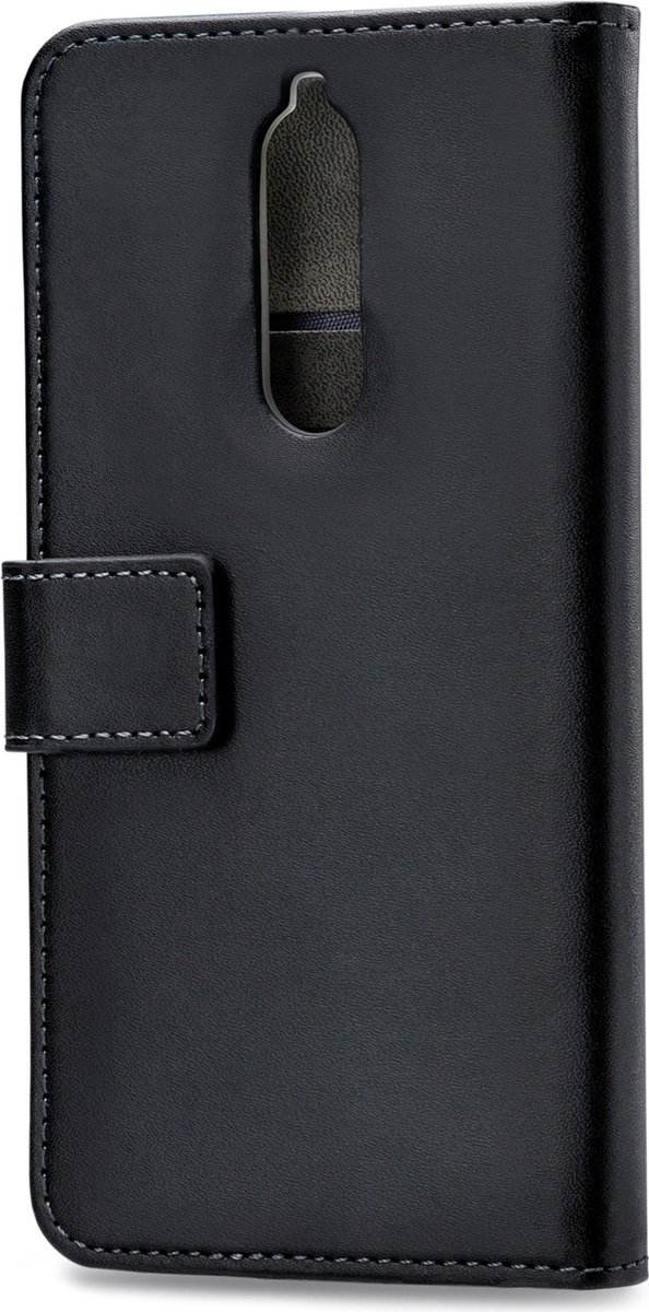 Mobilize Telefoonhoesje geschikt voor Nokia 5.1 Hoesje | Mobilize Classic Gelly Wallet Bookcase Portemonnee | Pasjeshouder voor 2 Pasjes | Telefoonhoesje voor Pinpas / OV Kaart / Rijbewijs - Zwart