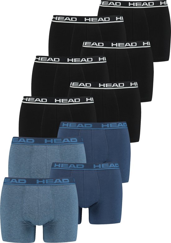 HEAD Herren Boxershorts Basic – 4er Pack, Größe M, Farbe Blue Heaven – Bequem, Atmungsaktiv