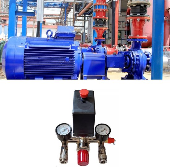 Luchtcompressor Drukschakelaar Drukschakelaar Voor Luchtcompressor - 380V 3 Fase 4 Gaten - Efficiënte Regelklep G14 Luchtcompressor Schakelaar Luchtcompressor Drukschakelaar Drukschakelaar Voor Luchtcompressor - 380V 3 Fase 4 Gaten - Efficiënte Regelklep G14 Luchtcompressor Schakelaar