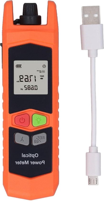 Glasvezelvermogensmeter, Zeer Nauwkeurige Glasvezelkabeltester met LED