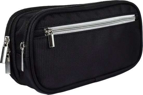 Somstyle Pennen Etui - Pennenzak Voor Kinderen en Volwassenen - Schooletui voor Jongens en Meisjes - Zwart