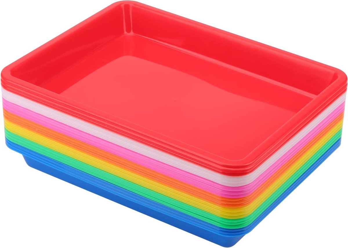 La'Moussawi ® Veelzijdige Kunststof Activiteitentabletten Set van 21 Stuks voor Keuken en Badkamer Gebruik