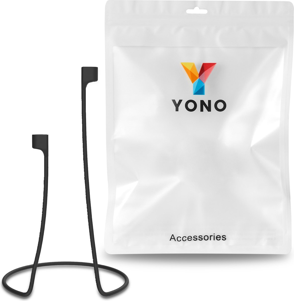YONO Magnetische Band geschikt voor Apple Airpods - 4 3 2 1 - Pro - Siliconen Koord voor Oordopjes Draadloos - Anti Lost Strap - 80cm - Zwart – foto 8