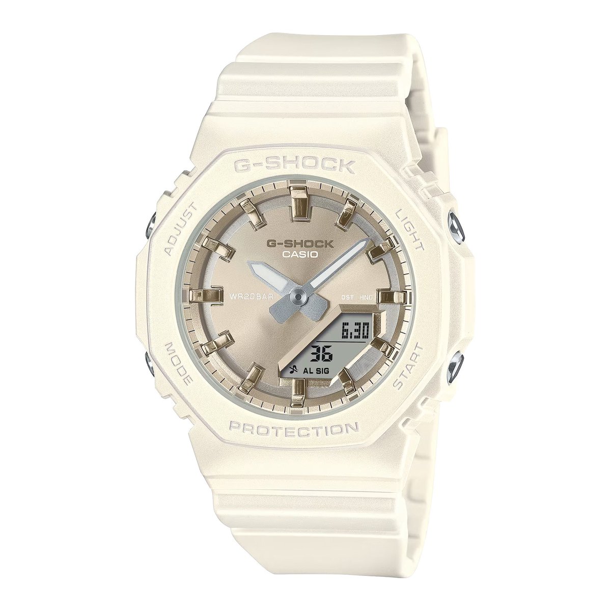 Casio G-Shock GMA-P2100ST-7AER Horloge - Kunststof - Wit - Ø 40 mm