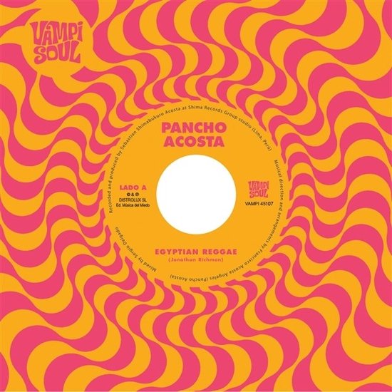 Pancho Acosta & Money Chicha - Egyptian Reggae / Carnaval De Jujuy (7" Single) (Coloured Vinyl)