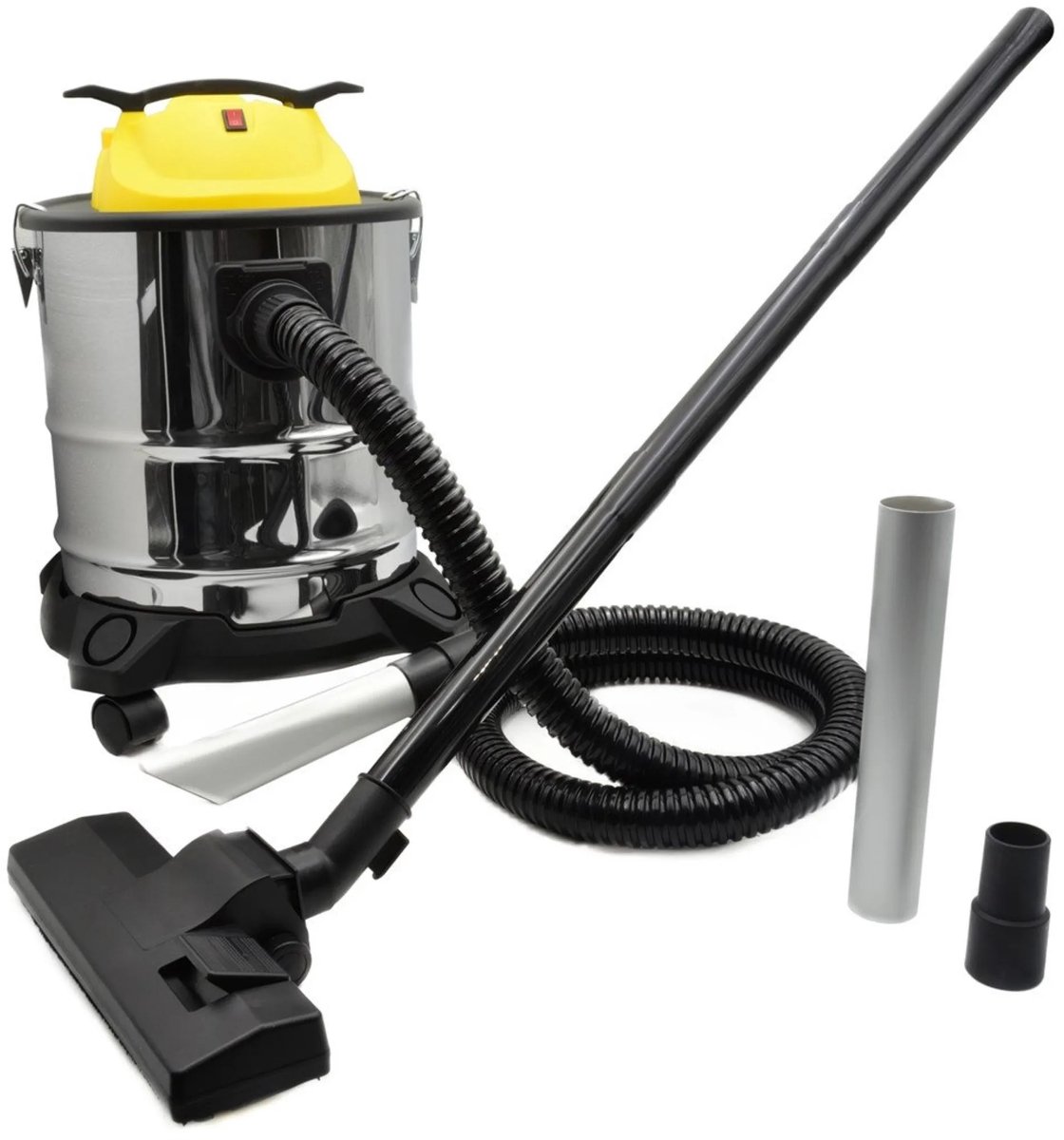 GEKO Asstofzuiger - 20L - RVS - Met stofschudfunctie - 1600W